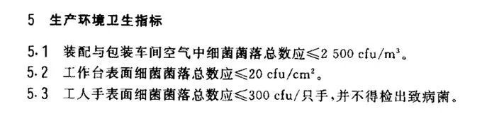 《GB 15979-2002 一次性使用衛(wèi)生用品衛(wèi)生標準》要求